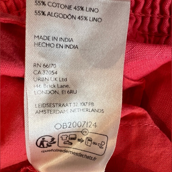 Anthropologie Linen Double Waistband Shorts - Picture 13 of 13